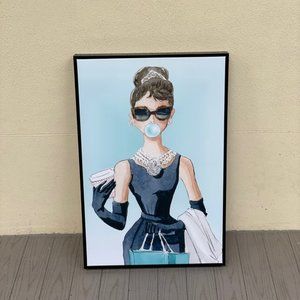 Oliver Gal Breakfast at Tiffany's Bubblegum Wall Art